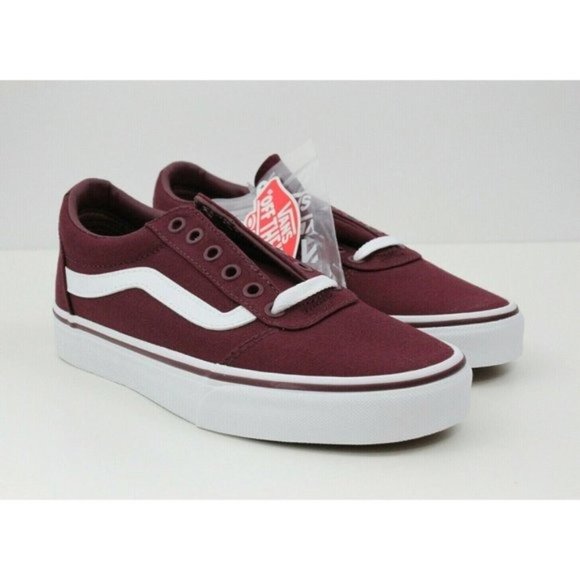 VANS Shoes - Vans Women Shoes Ward Classic Skate VN0A3IUNOLQ1 Canvas Burgundy Size 9